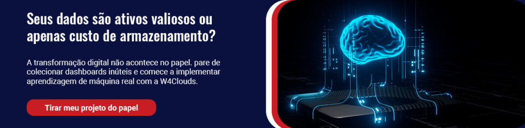 aprendizagem de máquina com soluções W4Clouds